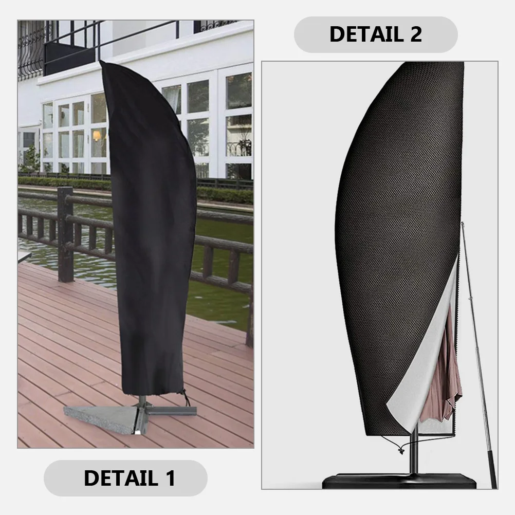 

Outdoor Patio Umbrella Cover Oxford Cloth Waterproof Parasol Protector Garden Cover Uv Resistant Durable Waterproof