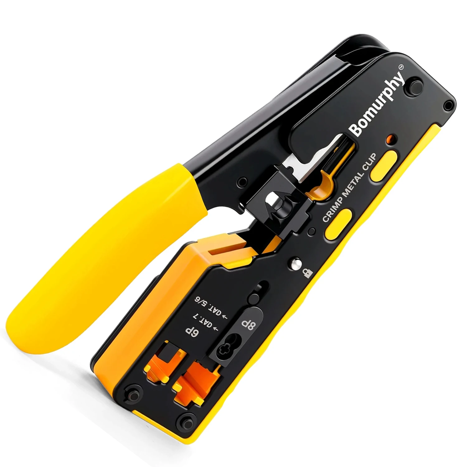RJ45 CAT7 CAT6A Crimpzange für Cat7/6a/6/5e Netzwerkstecker, Drahtschneider, Abisolierzange, Ethernet-Crimper-Set – Detail 7