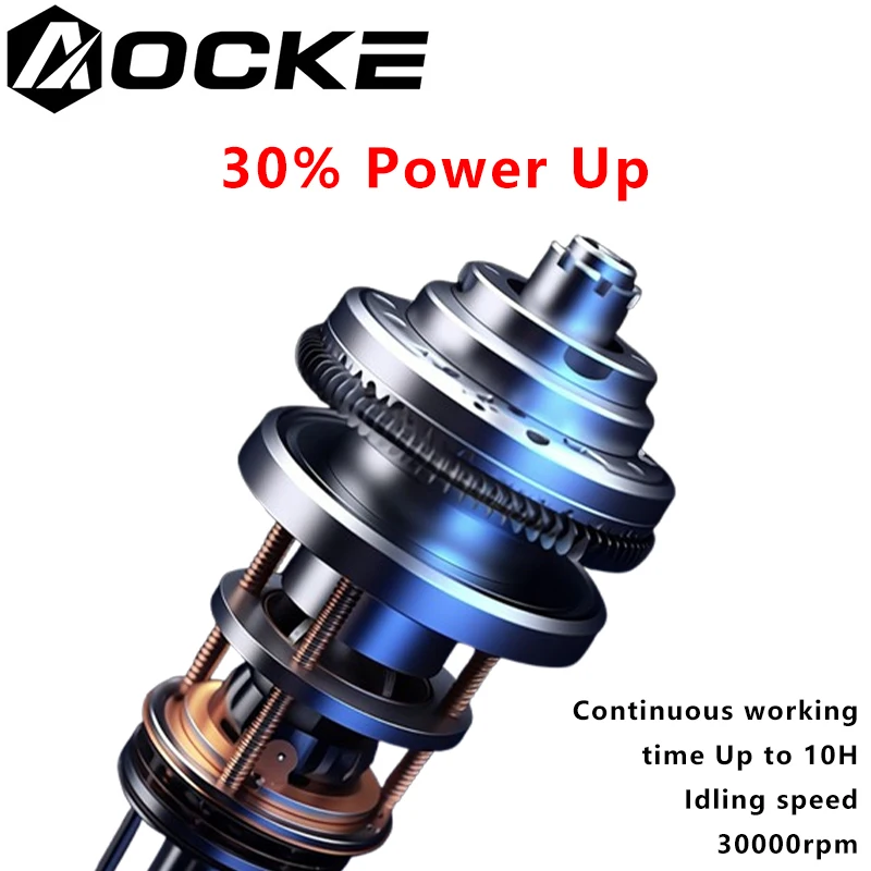 AOCKE Mini Air Angle Die Grinder 90 Degree Mini Professional Engraving Machine Set High Speed ​​Pneumatic Grinder Polishing Tool