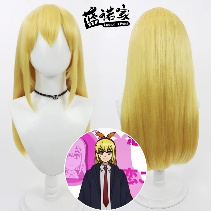 

Anime Lemon Irvine Cosplay Wig Halloween Carnival Party Props Synthetic Hair + Wig Cap