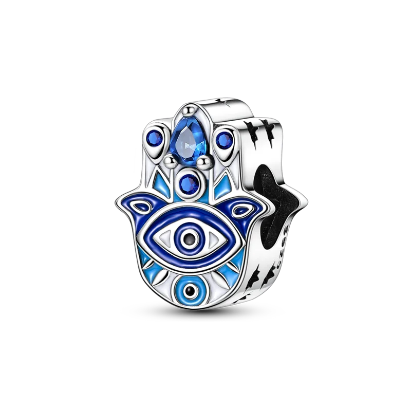 925 Sterling Silver Guarding Hands Charms Bead CZ Zircon Lover Bicycle Balloon Dangle Fit Original Bracelet DIY Women Jewelry