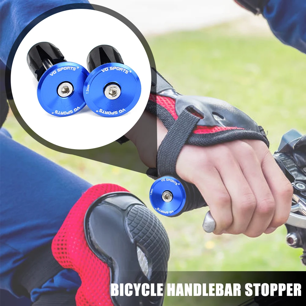 MTB Bike Handlebar Stopper Mountain Bicycle Grip Bar End Plug Cap MTB Handlebar Plugs Seatpost Mount Ring Bike Accessories