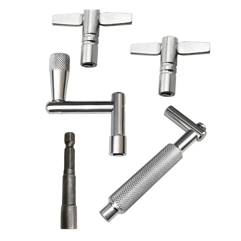 TURE Z-Shaped T-Shaped Metal Drum Key Quick Drum Lock High-Speed Rotating Speed Detachable Instrument Parts Accessories