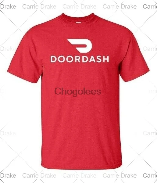 100% Cotton T-shirt DOORDASH Full Front Dasher T-shirt Vintage Gift For Men Women Funny Tee