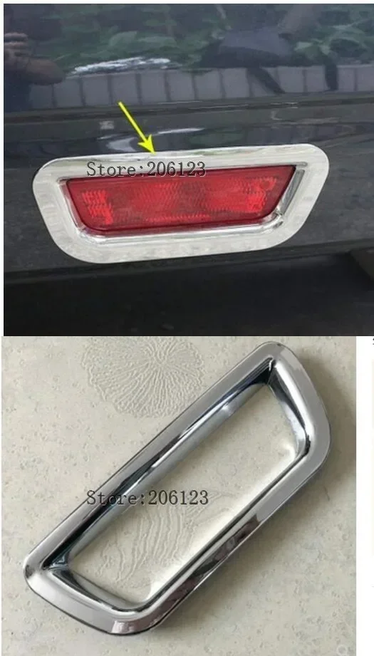 car ABS chrome body back tail Brake skid light lamp frames stick styling cover trim For Nissan Teana Altima 2013 2014 2015