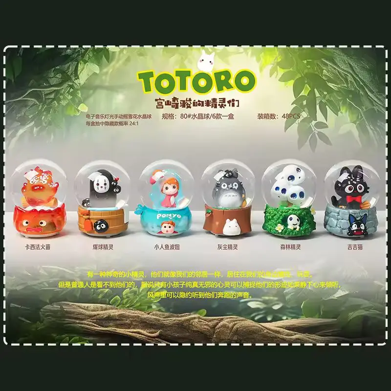 Gorący bubel wiele stylów Hayao Miyazaki Anime bajka elfy wersja sceny pudełko z niespodzianką figurka meble prezent dla studentów hurtownia