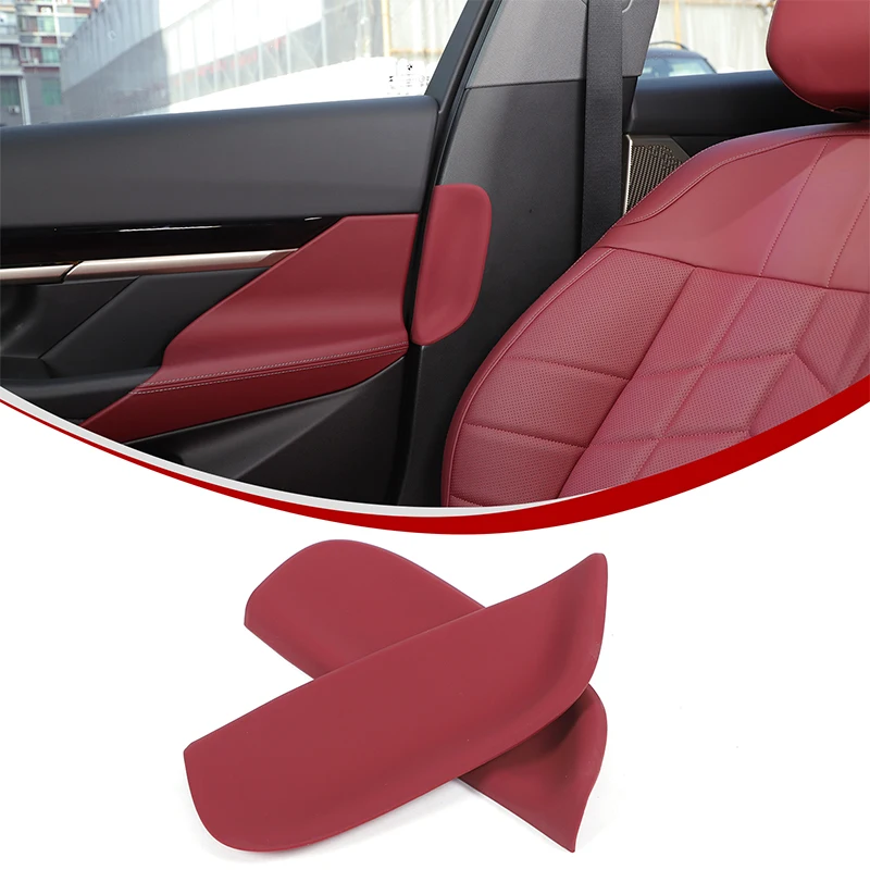 For BMW 5 Series i5 G60 2024 silicone Black Red Car B-pillar Collision Protection Sticker Car Accessories