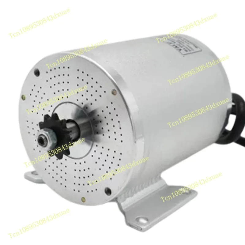 MY1020 500W 800W 1000W 1200W 1500W 1600W 2000W 3000W Brushless DC Motor 36V 48V 60V 72V for Scooter Go-karts ATV Motorcycle Bike