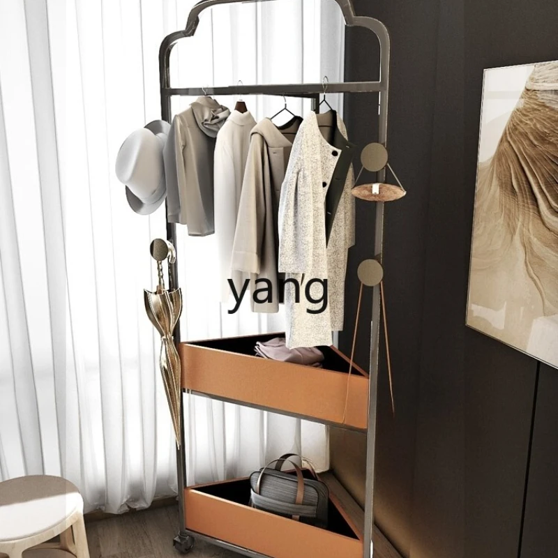 

LH Corner Coat Rack Floor-standing Bedroom Floor-standing Clothes Rack Storage Cabinet Integrated Storage