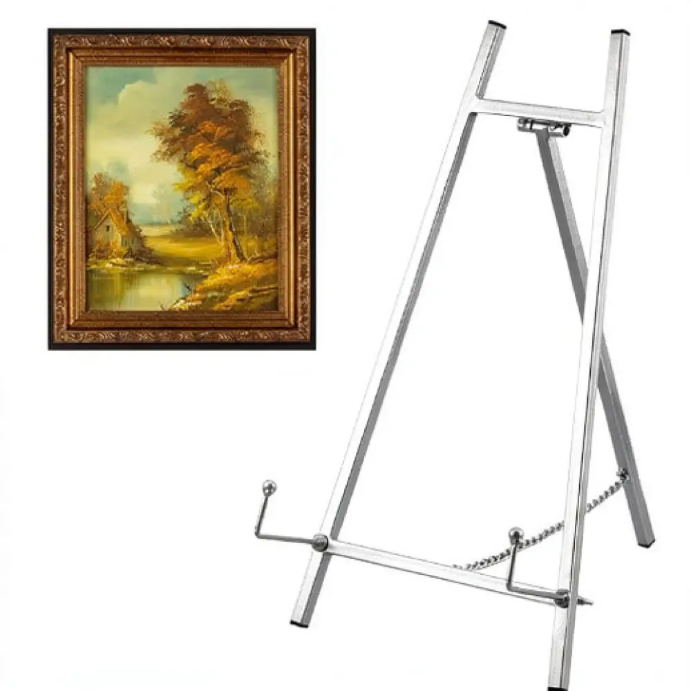 Metal Tripod Easel For Painting Canvas Wedding Welcome Sign Poster Display Gallery Event Decor Floor Stand Rack