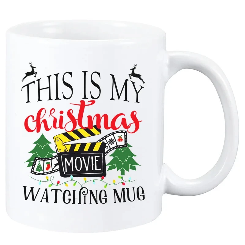 I Just Want To Drink Tea Merry Christmas Mugs Santa Claus Gifts Jesus Christ Cups Christian Coffeeware Teaware Holiday Drinkware