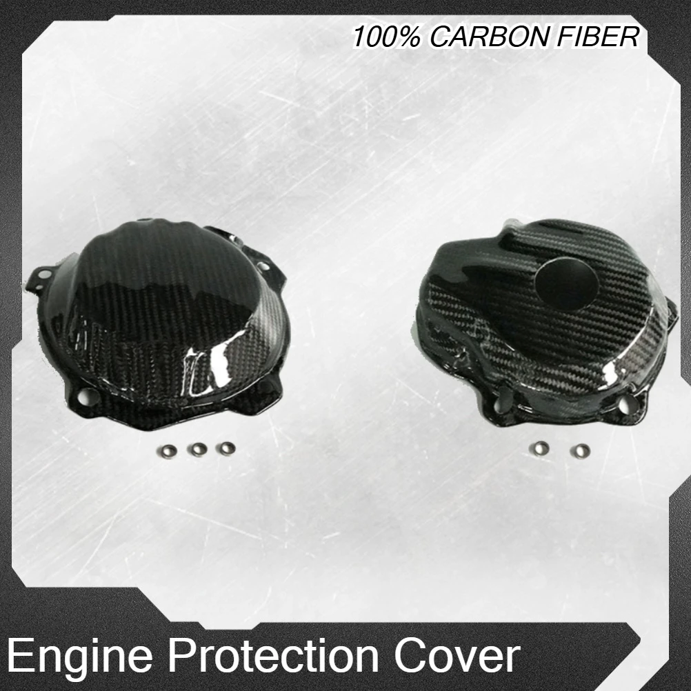 

For KTM 2016-2023 Motocross Engine Protection Cover Carbon Fiber Clutch Guard Magnetic Motor Stator Ignition Protector SXF EXC-F