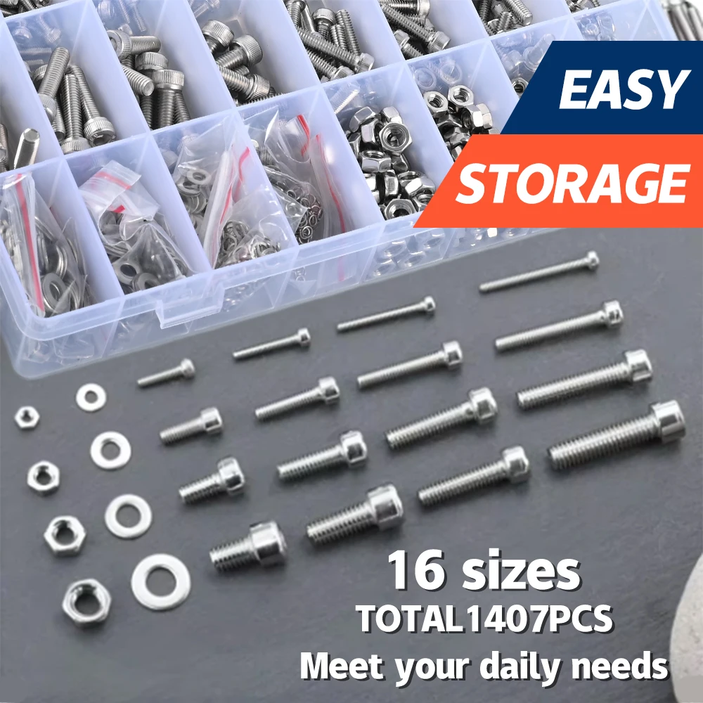 : Juegos de surtidos de tornillos y pernos