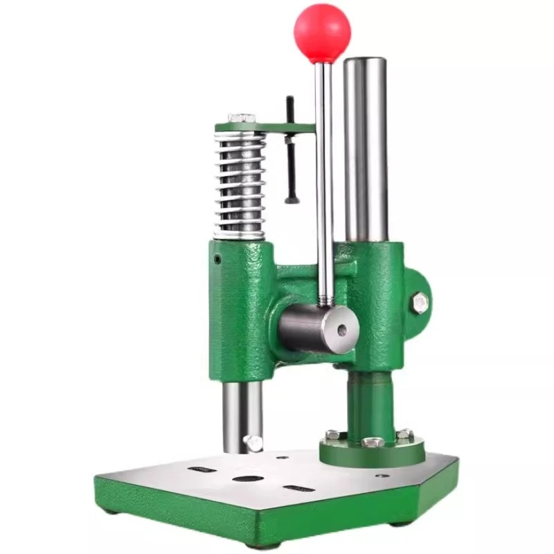 Mini Desktop Manual Press Machine - Small Hand Operated Punch Press Stamping Tool for Hole Punching Cutting Trimming