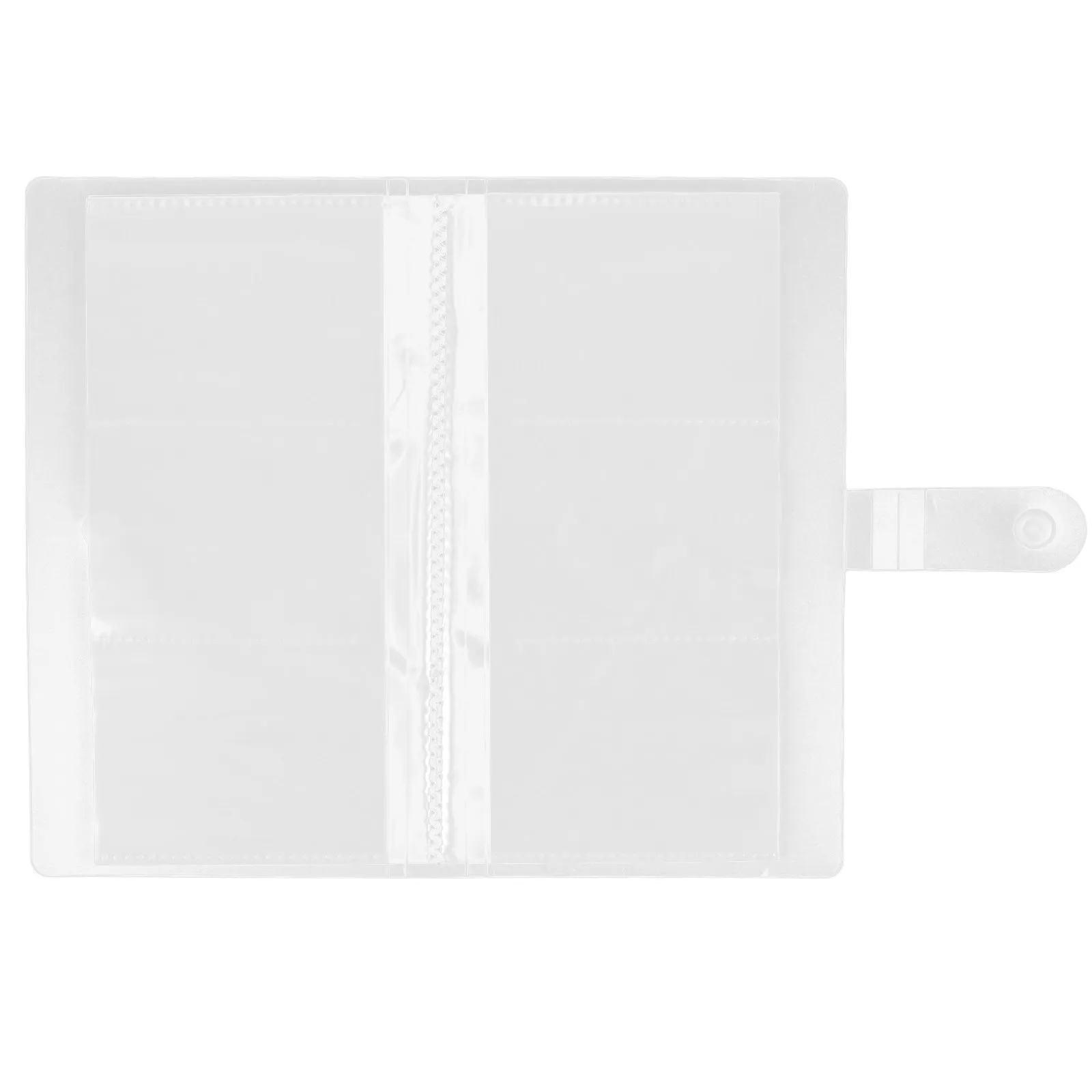 Large Capacity 3 Ring Card Binder Student Organizer for Business Credit Cards Photocards Plastic Storage Book