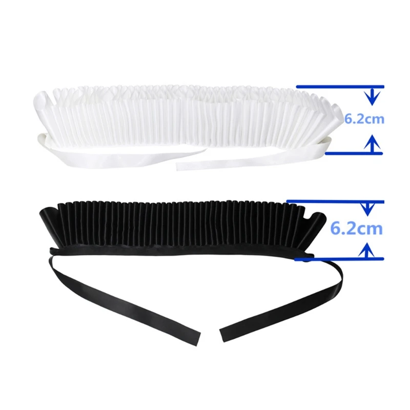 Retro Elizabethan Ruffled Neck Collar Clown Cosplay Necklace Choker Scarf