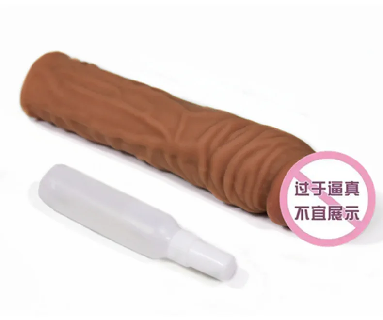 قابلة لإعادة الاستخدام القضيب موسع القضيب كم الذكور كبير الديك توسيع القضيب الواقي الذكري الشائكة للرجال الجنس دسار محسن تأخير القذف