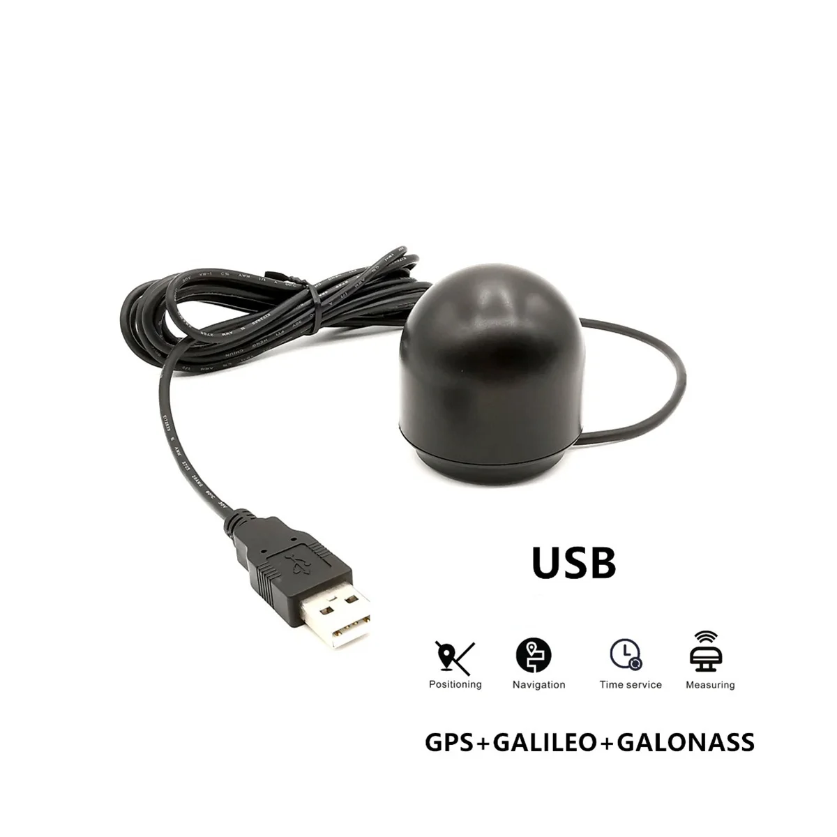 GNSS GLONASS GALILEO Receiver Antenna Module USB Output USB GPS Receiver G-Mouse,Better Than BU-353S4 TOPGNSS Module