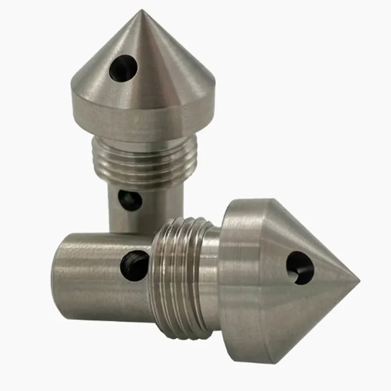 

High Precision Custom CNC Machining Stainless Steel Precision Turned Screw with Perforated Pointed Tip