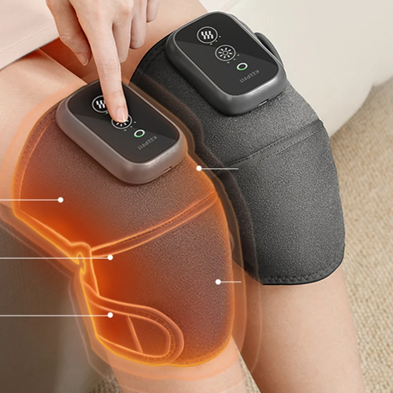 Electric Leg Heating Knee Pads Infrared Heated Therapy Hot Compress Knee Arthritis Pain Relief Back Shoulder Elbow Brace Healthy