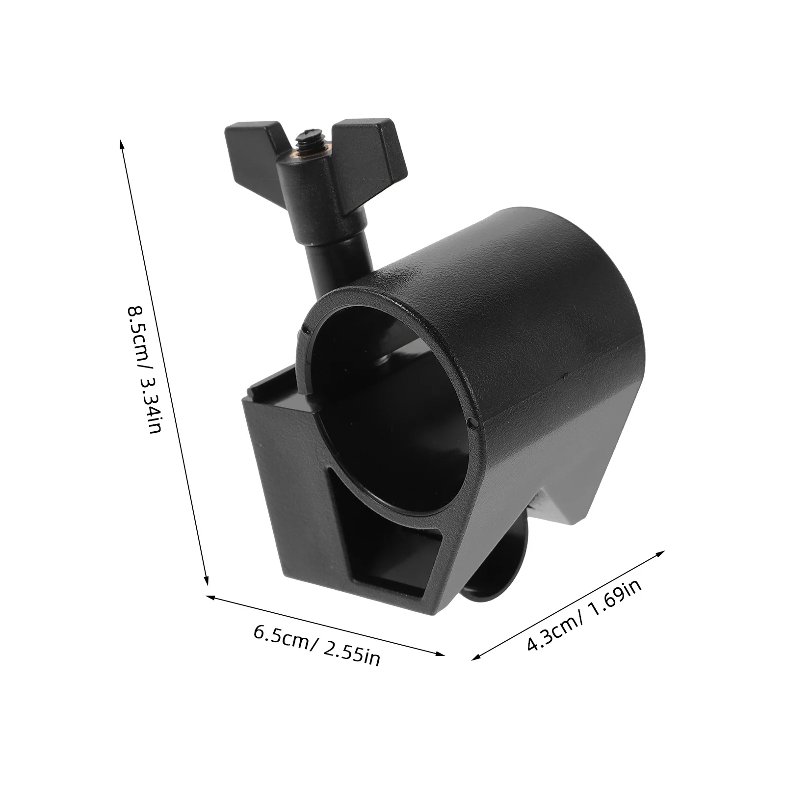 مشبك رف الطبل الإلكتروني، مشبك أنبوبي مدمج للتركيب الآمن على مجموعات الطبول المختلفة، حامل أجزاء الأدوات المتين #2