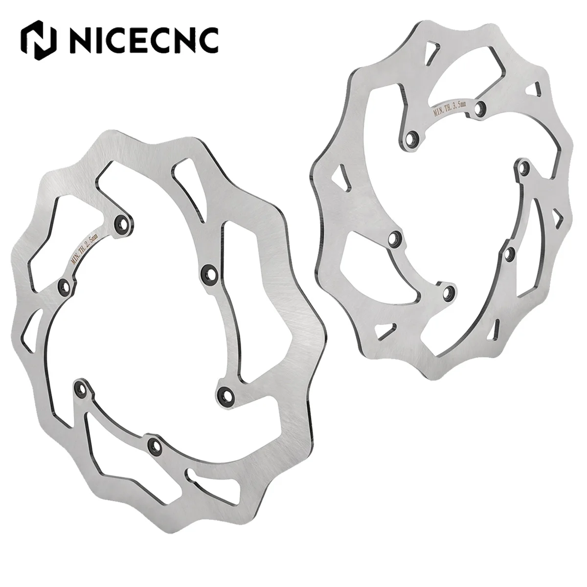 NICECNC For Beta RR 300 RR 125 XTrainer 300 250 RR 125 250 350 390 430 450 498 2013-2024 240MM 260MM Front Rear Brake Disc Kit