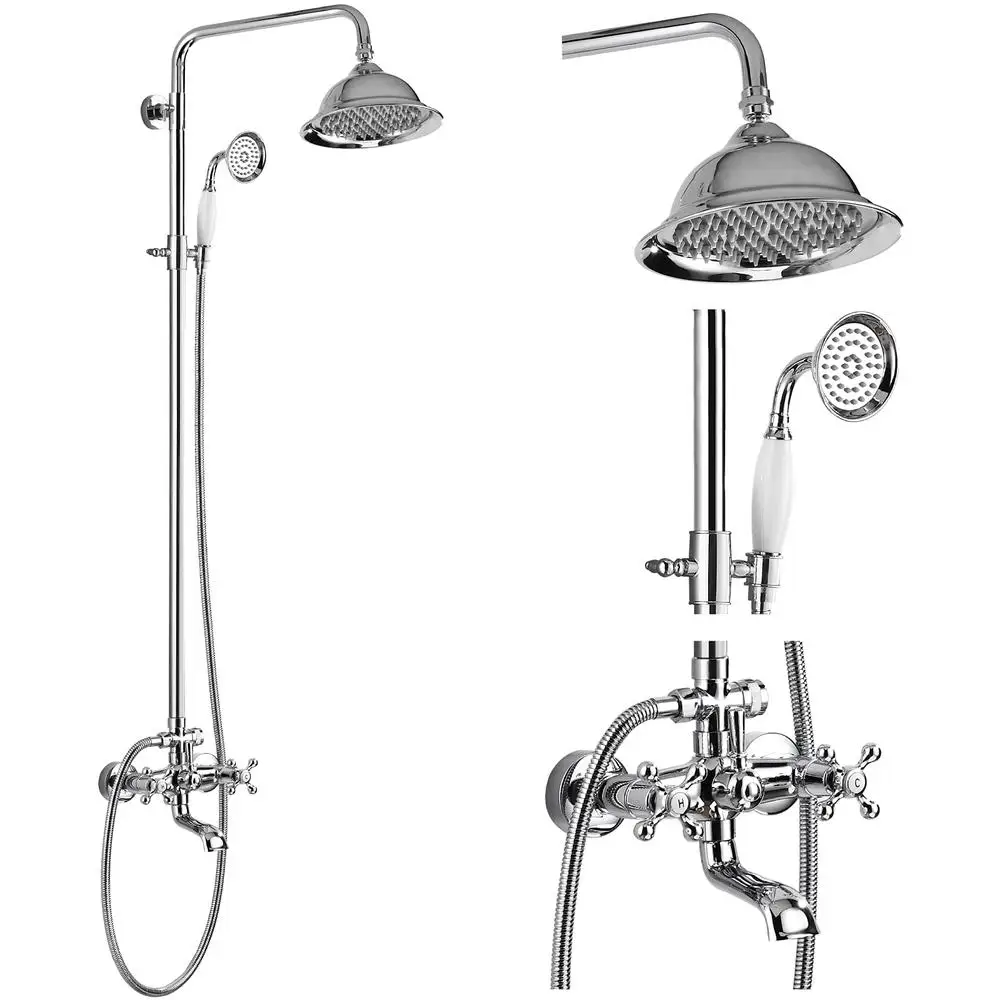 Bathroom Exposed Shower Faucet Set 8