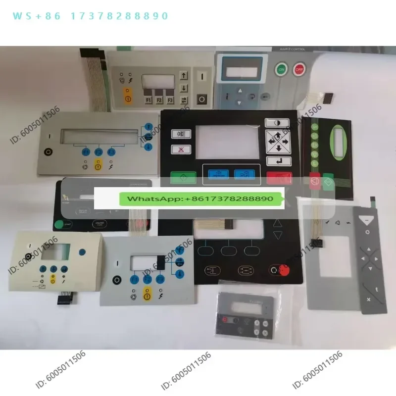 Atlas Controller Keypad Membrane Decal And LCD Screen Control Panel Part Number 1900070008 for Security Systems