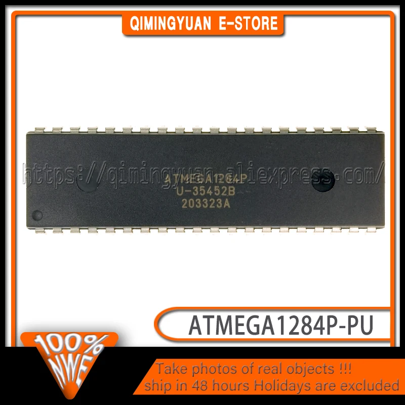 1pcs ATMEGA1284P-PU DIP40 ATMEGA1284P ATMEGA1284 DIP-40 ATMEGA1284P-U DIP