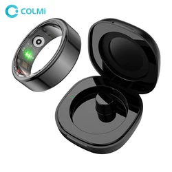 COLMI-R02 Smart Ring con custodia di ricarica per uomo donna, durata della batteria, 39 giorni, Monitor della salute, 5ATM impermeabile, modalità Multi-sport