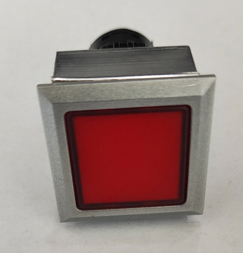 ELEWIND 22mm Plastic 2 PIN terminal Square signal lamp ( PB223WF-D/R/12V  , PB223PF-D/R/12V )