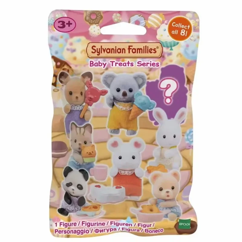 Sylvanian familles Anime fille figurines bébé série Figure ensemble de meubles Pvc sac aveugle pochette poupée Collection ornements cadeaux jouets