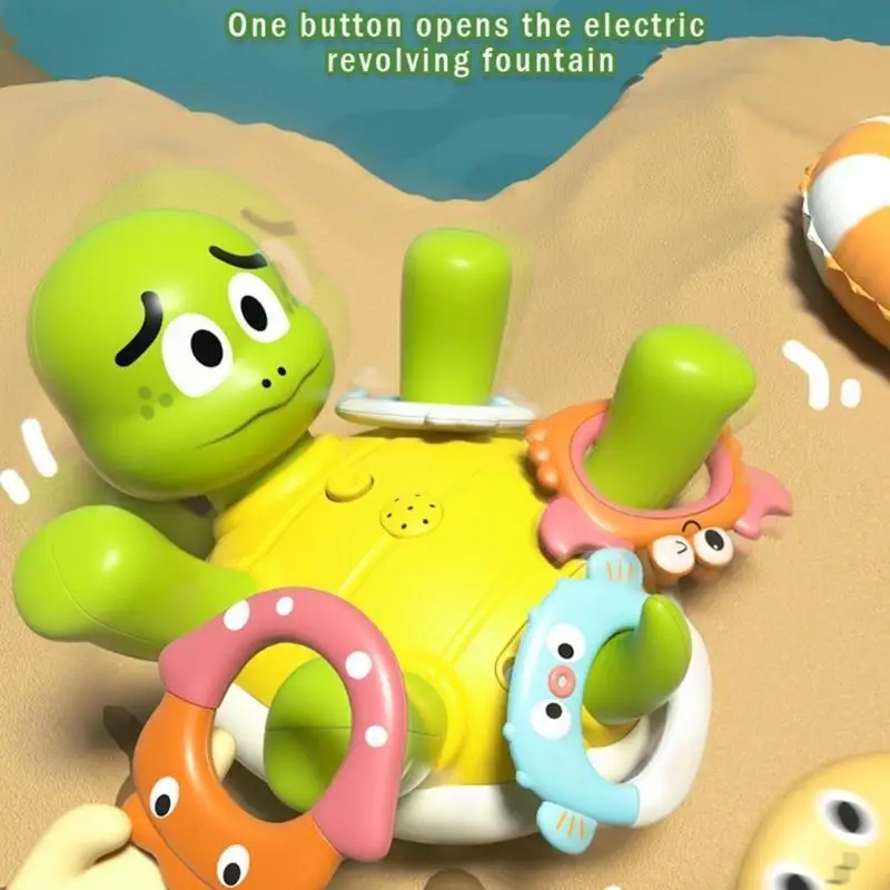 

M89C Electric Sprayers Tortoise Wants Toy Toy Enging Baby Bath Время для водных распылителей
