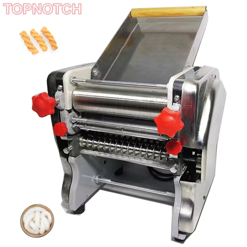 

110v 220v Small Tabletop Chin Chin Dough Stripe Rolling Making Machine Snack Chin Chin Cutter Cutting Machine