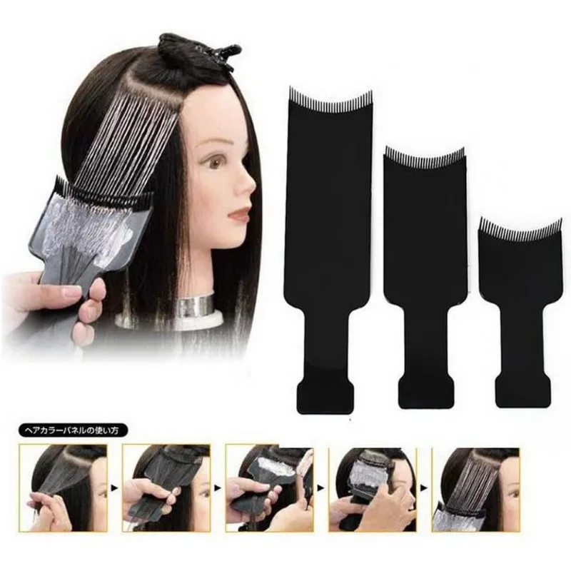 

Professional Fashion Hairdressing Hair Applicator Brush Dispensing Salon Hair Coloring Dyeing Pick Color Board Hair Styling Tool