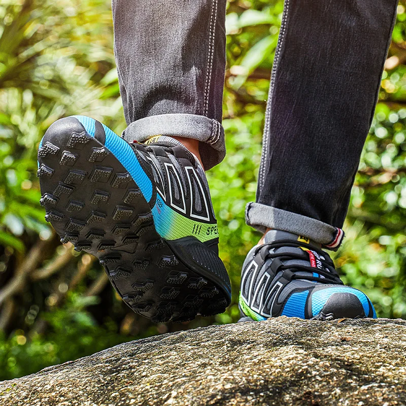 Męskie buty turystyczne Wygodne i oddychające buty do chodzenia Siatkowe oddychające buty treningowe do wędrówek na świeżym powietrzu Buty sportowe