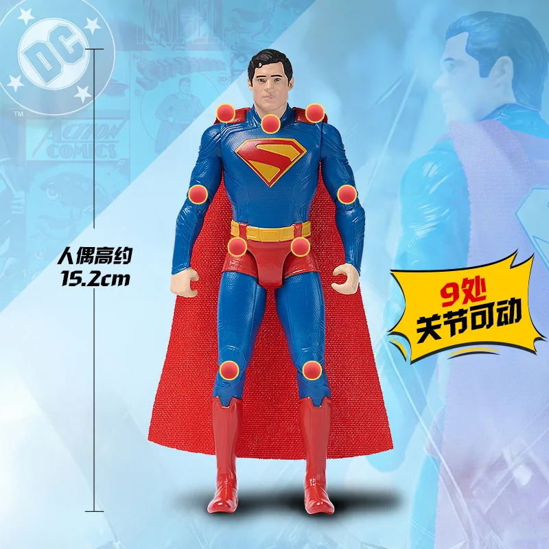 Spinmaster Dc Action Figures Doll Superman Eagle Girl Anime Model Handmade Children'S Toy 15.2cm Model Gift - Image 2