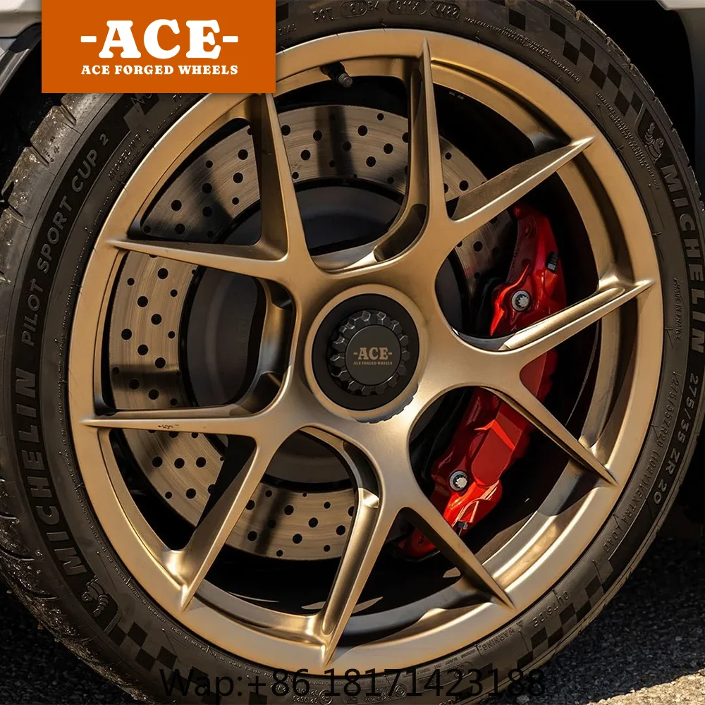 【Hot】Custom Forged Alloy Monoblock Wheels 5x120 5x112 Racing Wheel Rims with Center Lock Cap for Porsche Panamera Cayenne 991 71