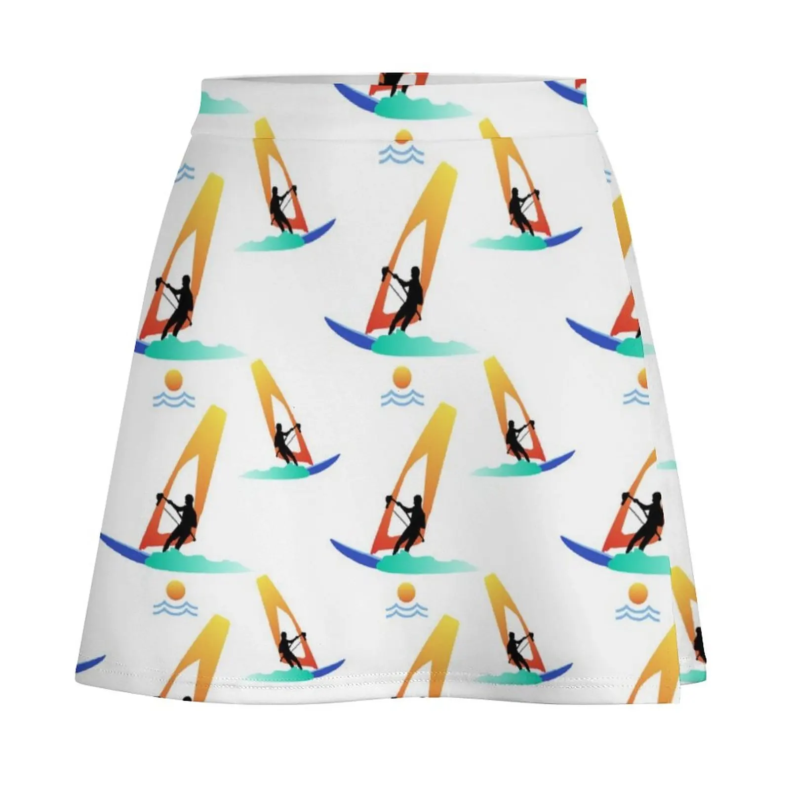 Windsurfing Mini Skirt midi skirt for women novelty in clothes Miniskirt woman skirt sets Mini