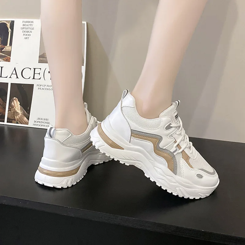 2024 Spring New Women's Fashion Casual Sports Shoes Comfortable and Breathable Casual Shoes Outdoor Running Sports Shoes