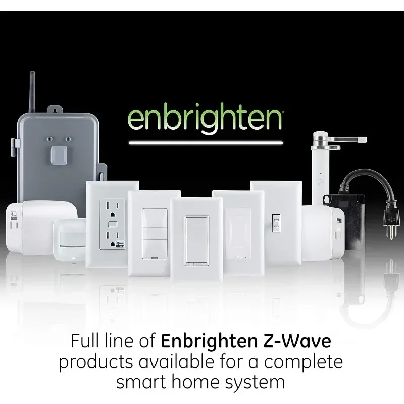 HOME Smart-Lichtschalter mit QuickFit und SimpleWire Repeater/Range Extender, Toggle, 24er-Pack, 8268