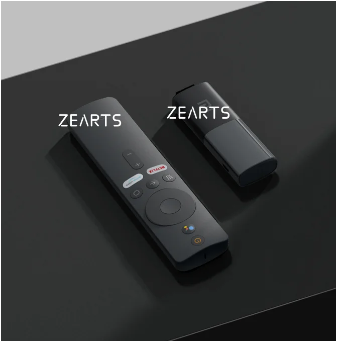 ZEARTS TV Stick Android TV with Google Assistant Remote Streaming Media Player BT4.2（second hand 99%new）