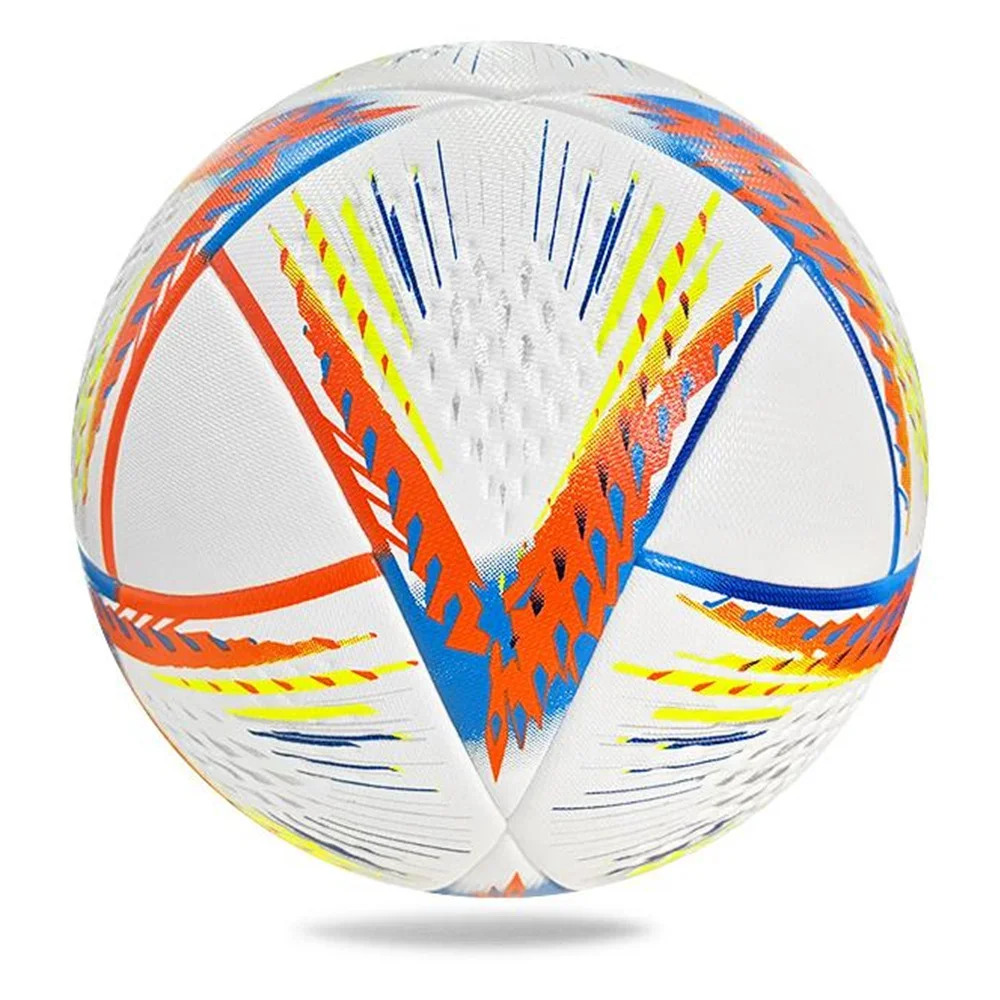 Machine Stitched Standard Size 5 Soccer Ball PU Material Sports League Outdoor Football Match Training Ball