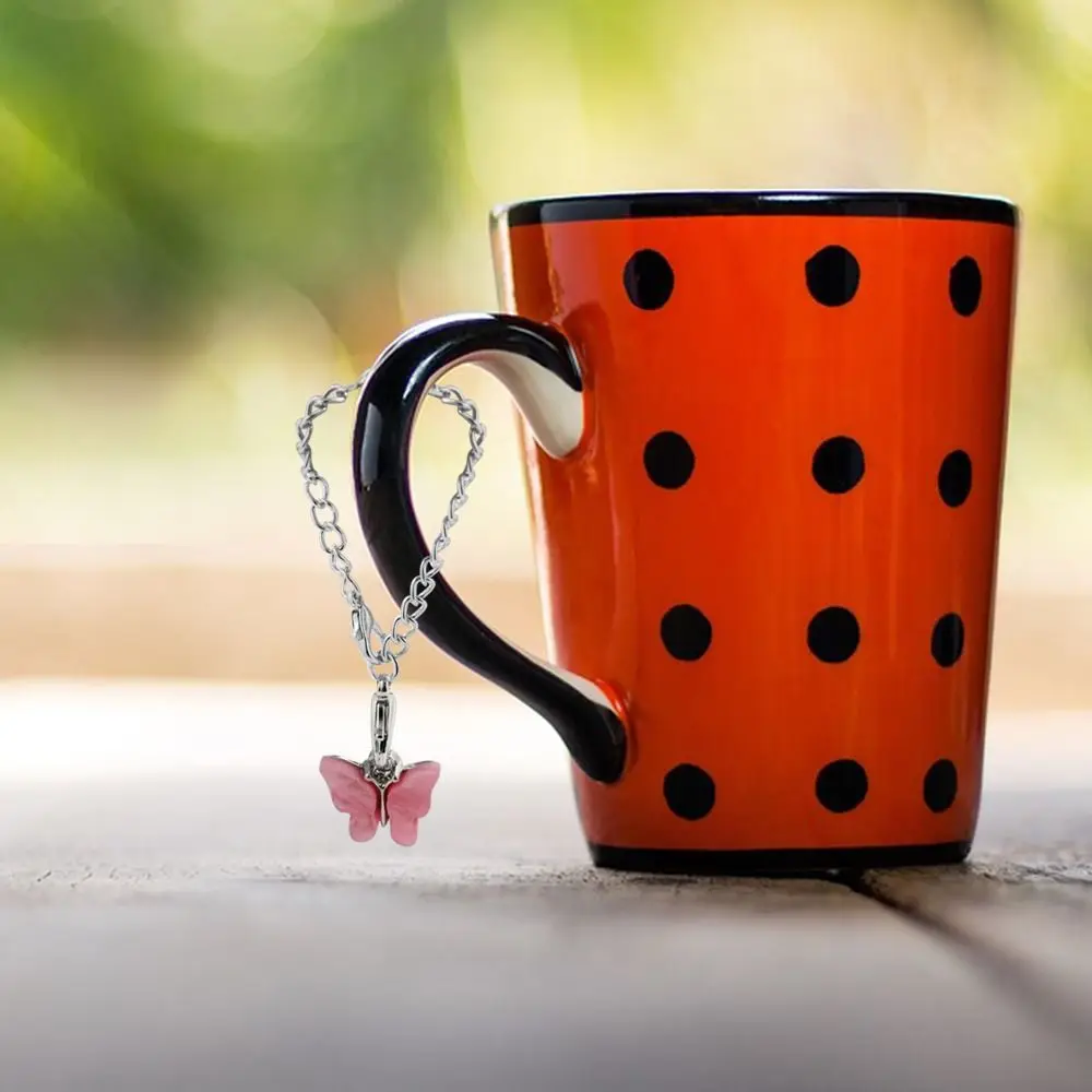Heart Shaped Cup Letter Charm Chain Keychain Cup Accessories Jewelry Cute Pendant for For  Cup Tumbler