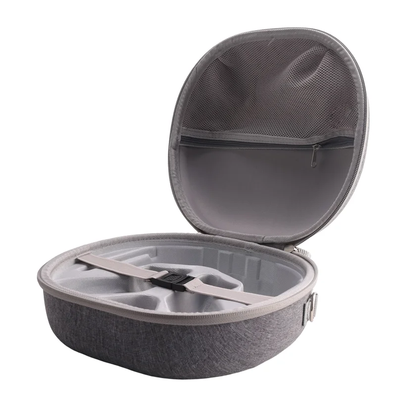 For Meta Quest 3 VR Travel Carrying Case For Oculus Quest 3 Protective Bag Hard EVA Storage Box VR Parts Accessories (Grey)