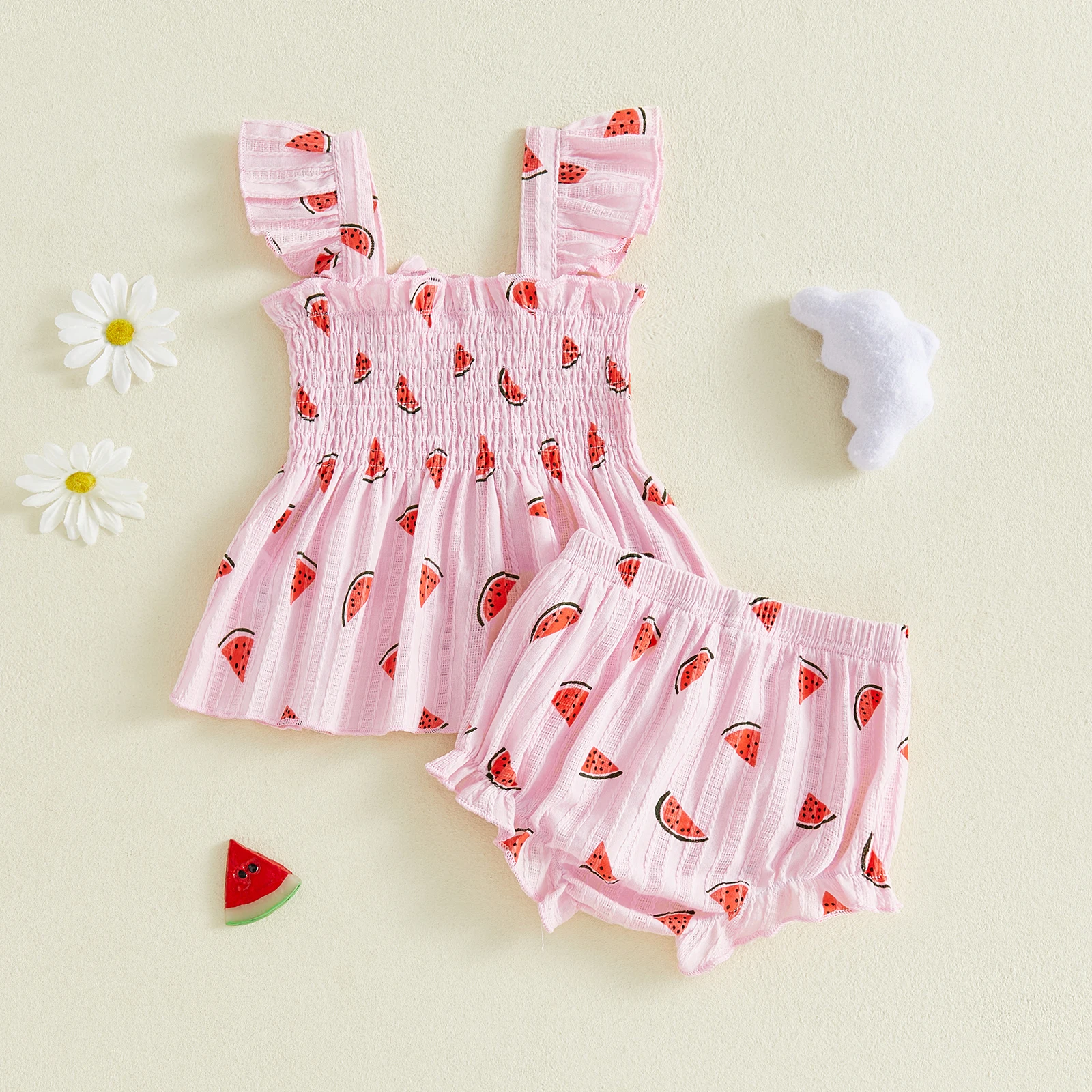 conjunto-de-roupas-de-verao-para-bebes-meninas-melancia-estampa-de-laco-decoracao-manga-voadora-tops-cintura-elastica-shorts-2-pecas
