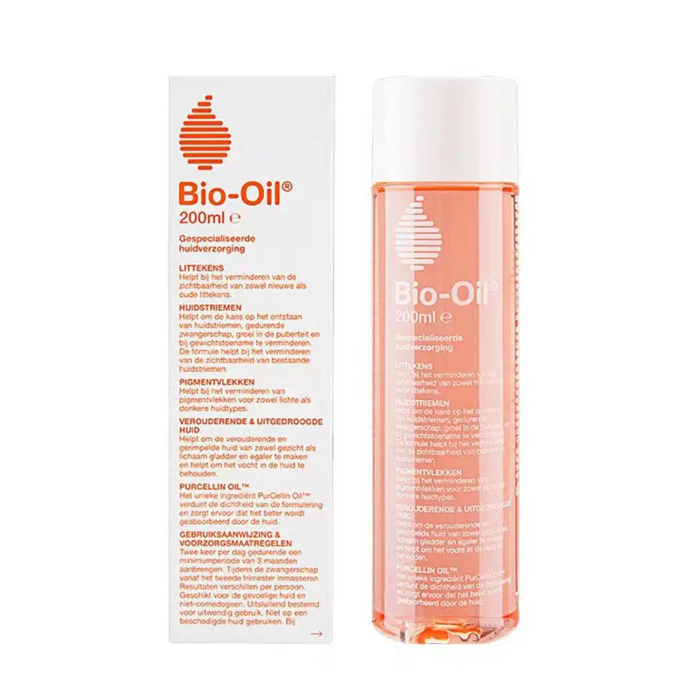 2X Bio-Oil Vitamin E Skin Care Essence Body Oil สําหรับรอยแผลเป็นการตั้งครรภ์ Marks Facial Body Moisturizing Cream Skin Care 200ML