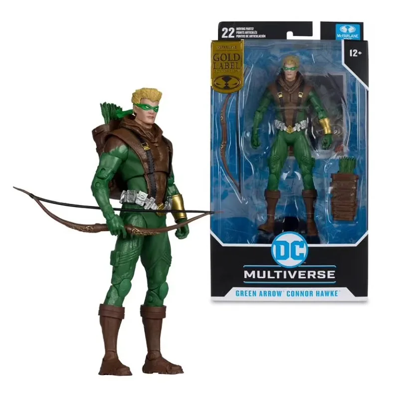 

McFarlane Green Arrow Connor Hawke 7" Articulated Action Figure, 1/10 Scale Collectible Model Toy Gift for Adults Kids