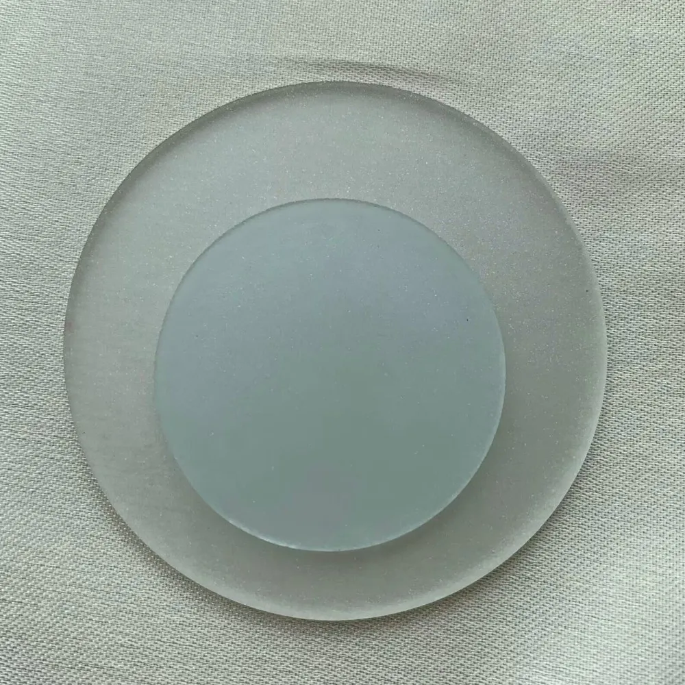 Frosted Glass Plate Diameter 69-110mm Round Flat Lens Flashlight Torch Lampshade Microscope Stage Glass Board