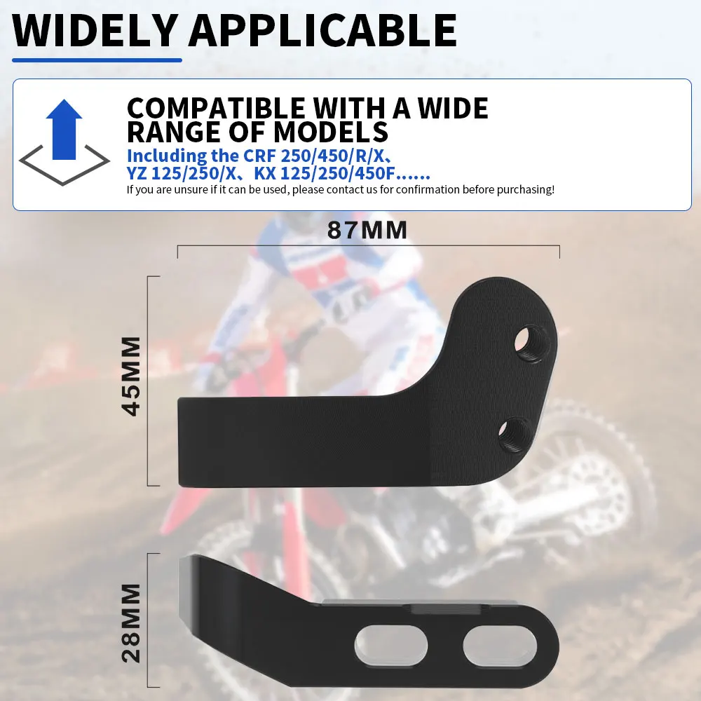 Motorcycle Front Fork Handguard Bracket Kit Accessories For YZ KX CR RM 125 250 CRF250 450R YZ250 400 426 450F WR 250 450F SEROW